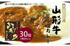 地元肉屋の自信作 山形牛ビーフカレー 200ｇ×30個 FZ20-974