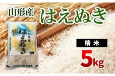 はえぬき 5kg FZ20-949 精米 ブランド米 山形県 山形市