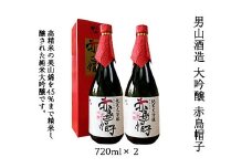 男山酒造 大吟醸 赤鳥帽子 720ml×2 FZ20-340 山形 山形県 山形市 日本酒