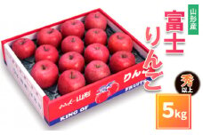 山形市産 富士りんご 秀 以上 5kg(14・16・18玉) FY25-845