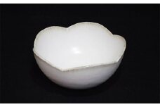 【青龍窯】残雪釉輪花鉢 FZ22-048