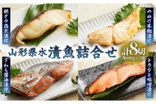 山形県水 漬魚詰合せA(100g×8切) FZ21-198 山形 山形県 山形市