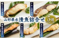 山形県水 漬魚詰合せC(100g×5切) FZ21-199 山形 山形県 山形市