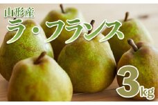 西洋なしの女王「山形ラフランス」3kg 【令和7年産先行予約】FS21-247