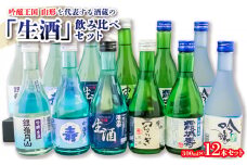 大人気『生酒』飲み比べセット 12本セット FZ21-453 山形 山形県 山形市 日本酒