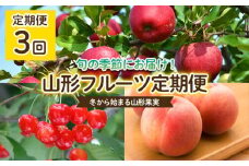 【定期便3回】冬から始まる山形果実 FZ22-443