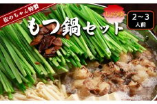 佐のちゃん特製 もつ鍋セット【しょうゆ】 2～3人前 FZ23-256 山形県 山形市