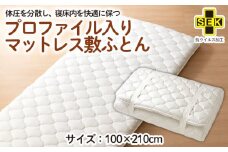 【日本の極み】プロファイル入りマットレス 敷ふとん FY23-345