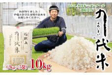 こだわりのお米 極献上 「九代米(くだいまい)」コシヒカリ 10kg(2kg×5袋)【米・食味鑑定士協会コンクール国際大会連続受賞米】 FY23-764 ブランド米 山形県 山形市