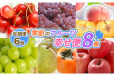 【定期便6回】季節のフルーツ幸せ便8種 【令和7年産先行予約】FS24-783