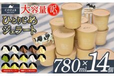 COZAB GELATO ひとりじめサイズ 訳あり 贅沢 14個セット FY25-278