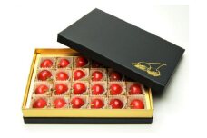 ★5月まるごと母の日★さくらんぼ　佐藤錦　Lサイズ 24粒チョコ箱 (5/15～発送)【令和8年産先行予約】 FS25-549 くだもの 果物 フルーツ 山形 山形県 山形市 2026年産