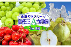 【定期便3回】やまがたフルーツ定期便”蔵王”山形名物フルーツA FY25-343