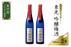 東光 吟醸 梅酒 500ml × 2本 セット 《 女子会おすすめ 》 日本一の梅酒 小嶋総本店 吟醸梅酒 華やか 柔らかく上品な口当たり おうち時間 女子会 送料無料 お取り寄せ 山形県 米沢市
