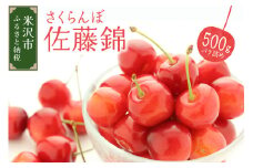 《 先行予約 》 令和7年産 さくらんぼ 佐藤錦 500g ( バラ詰め ) 〔2025年6月上旬～6月下旬頃お届け〕