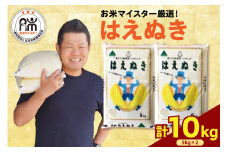 【 令和6年産】 はえぬき 計 10kg ( 5kg × 2袋 ) 2024年産  おうちごはん応援米 2024年産 精米 米 白米 ブランド米 お米マイスター 山形県 米沢市 送料無料