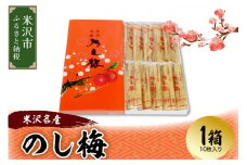 米沢名産 のし梅 1箱10枚入り 和洋菓子の店 虎屋菓子店