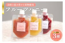 フルーツハニー 3個セット ( 1個 90g ) 3種類