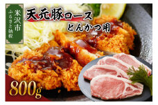天元豚 ロース とんかつ用 800g （ 100g × 8枚 ）ブランド豚 ポーク おかず お取り寄せ 送料無料 山形県 米沢市