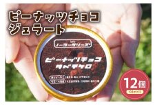 ピーナッツチョコジェラート(104ml)〔12個入り〕 ピーナッツ アイス スイーツ 洋菓子 お菓子 デザート 贈答 贈り物 ギフト プレゼント お取り寄せ 送料無料 山形県 米沢市