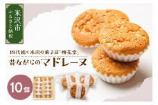 昔ながらのマドレーヌ　10ケ入り