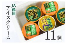 A01-701  鶴岡アイスクリーム11個セット