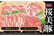 A05-306　庄内産桜美豚セット（豚肉）　長南牛肉店