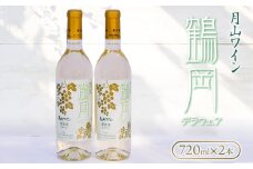 限定　月山ワイン　鶴岡デラウェア　白ワイン　720ml ２本セット　A25-202