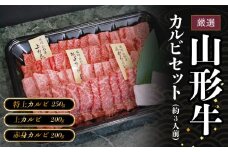B15-301　厳選　山形牛カルビセット（約3人前）　長南牛肉店