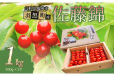 【令和7年産先行予約】さくらんぼ 佐藤錦 2L～Lサイズ混合 バラ詰め 1kg　小林農園 さくらん坊