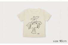 Spiber × 荒井良二　キッズTシャツ　"ゆめのこども"（みるく) 90cm