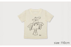 Spiber × 荒井良二　キッズTシャツ　"ゆめのこども"（みるく) 110cm