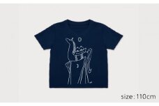 Spiber × 荒井良二　キッズTシャツ　"たびのうま"（こん) 110cm
