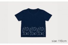 Spiber × 荒井良二　キッズTシャツ　"とりとさかな"（こん) 110cm