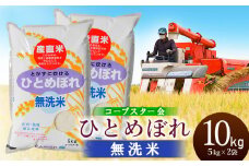 【令和6年産】 ひとめぼれ 乾式無洗米 10kg（5kg×2袋）山形県鶴岡市産　有限会社コープスター会