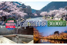 山形県鶴岡市内共通宿泊券 【30,000円×1枚】　DEGAM鶴岡ツーリズムビューロー