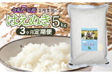 【令和7年産先行予約】【定期便3ヶ月】富樫農園のはえぬき 精米5kg × 3ヶ月 山形県鶴岡市産　[K-732]