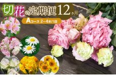 鶴岡産切花の定期便12ヶ月Aコース　花蔵（HANAZO）　K-722