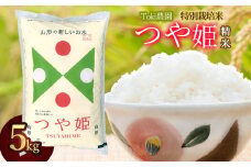 令和6年産　山形県　特別栽培米つや姫一等米　精米　5㎏（5㎏×1袋）　Toki農園