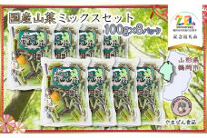 国産山菜ミックスセット（100g × 8パック）　【市制施行20周年記念返礼品】　やまぜん食品　K-730
