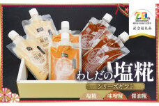 わしだの塩糀シリーズギフト 200g × 3種 × 2袋　【市制施行20周年記念返礼品】 鷲田民蔵商店