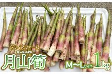 【令和8年産先行予約】月山筍 M～Lサイズ 1kg　山形県鶴岡産　グレイスファーム