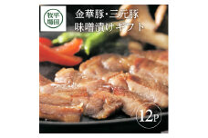 日本の米育ち金華豚・三元豚味噌漬けギフト SE0309