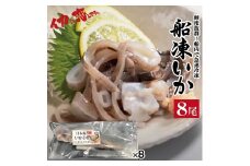 船凍いか 1尾入×8パックセット【日本海いか小僧】 SA0846
