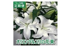 【12回定期便】オリエンタルユリの花束 SBT0014
