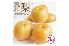 刈屋梨 和梨 (品種おまかせ)　約3kg SA2611