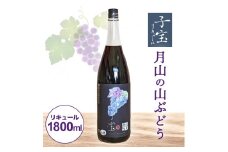 酒田の酒屋厳選　子宝リキュール　月山の山ぶどう　1800ml×1本 SB0300