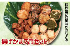 個性豊かな風味が味わえる蒲鉾【揚げかま7品セット】 SA2447