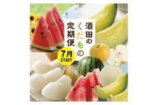 【3回定期便】酒田の果物専門店厳選　くだもの定期便2025 (小玉すいか、アールスメロン、和梨) SF0233