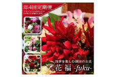 【4回定期便】酒田のお花の定期便 「花福 fuku」 SL0222